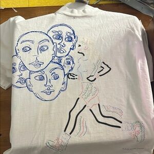 Vintage with Hand Screenprint Shirt